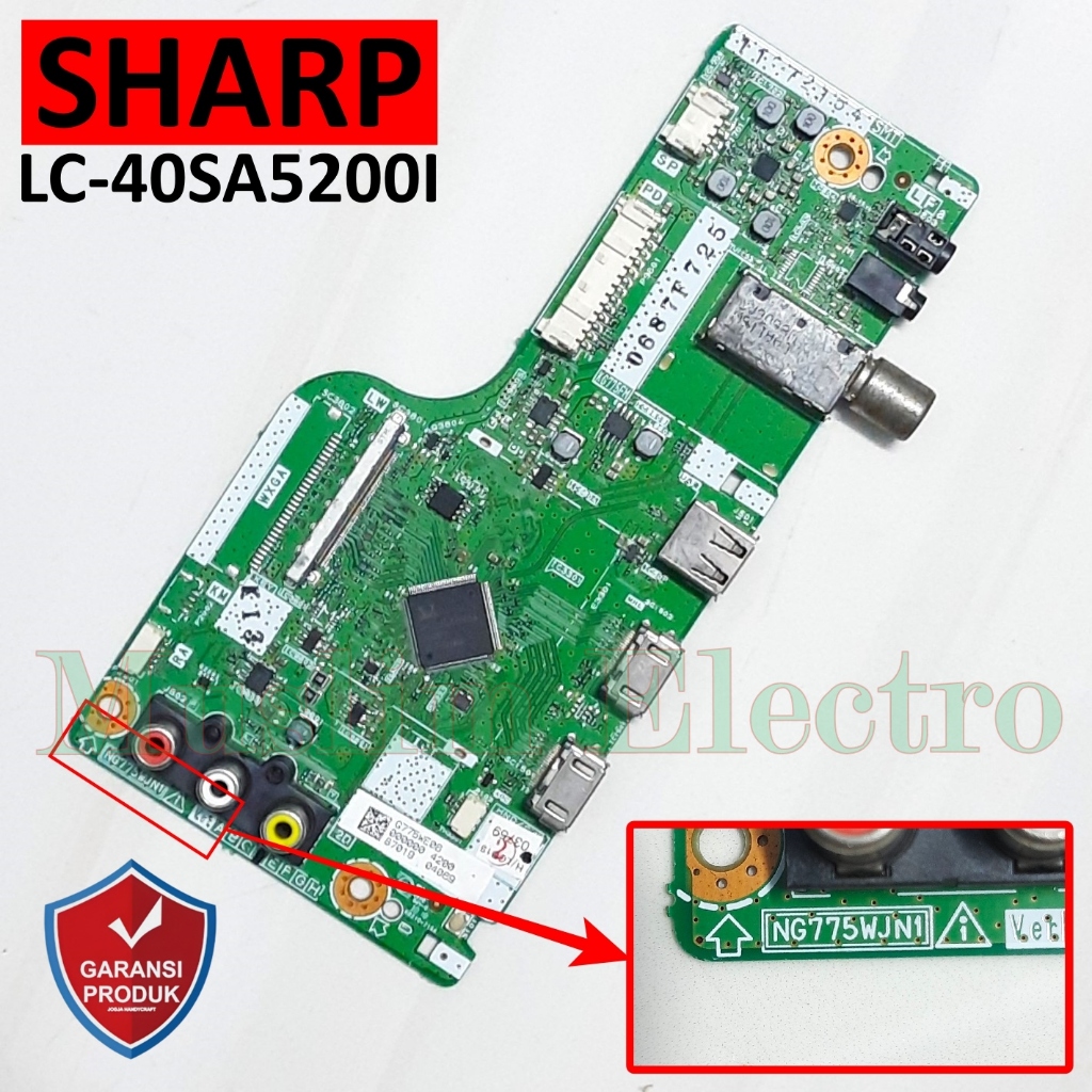 Mainboard LED TV Sharp LC-40SA5200I 40SA5200I 40SA5200