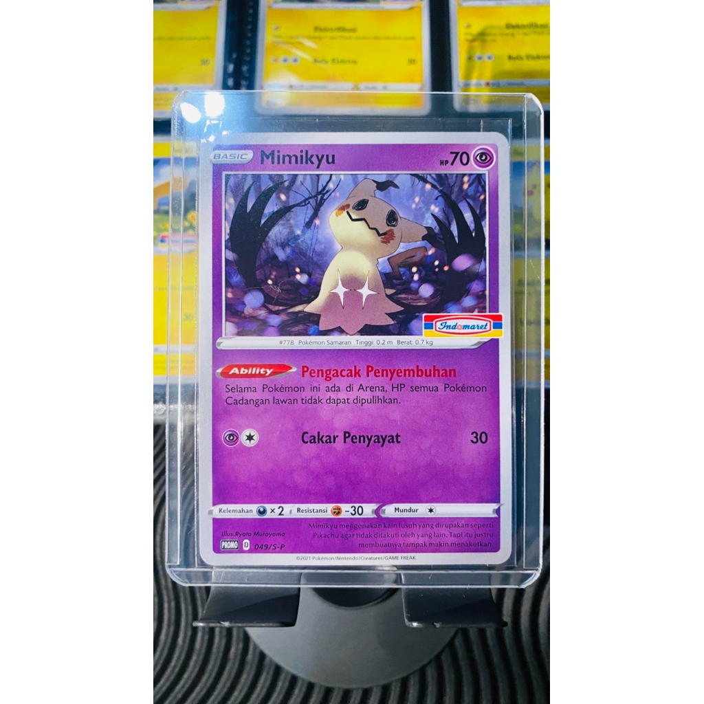 [RARE] Kartu Pokemon TCG Mimikyu - Promo Eksklusif Indomaret (049/S-P)