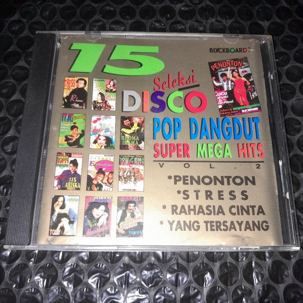 cd 15 seleksi disco pop dangdut super mega hits vol.2