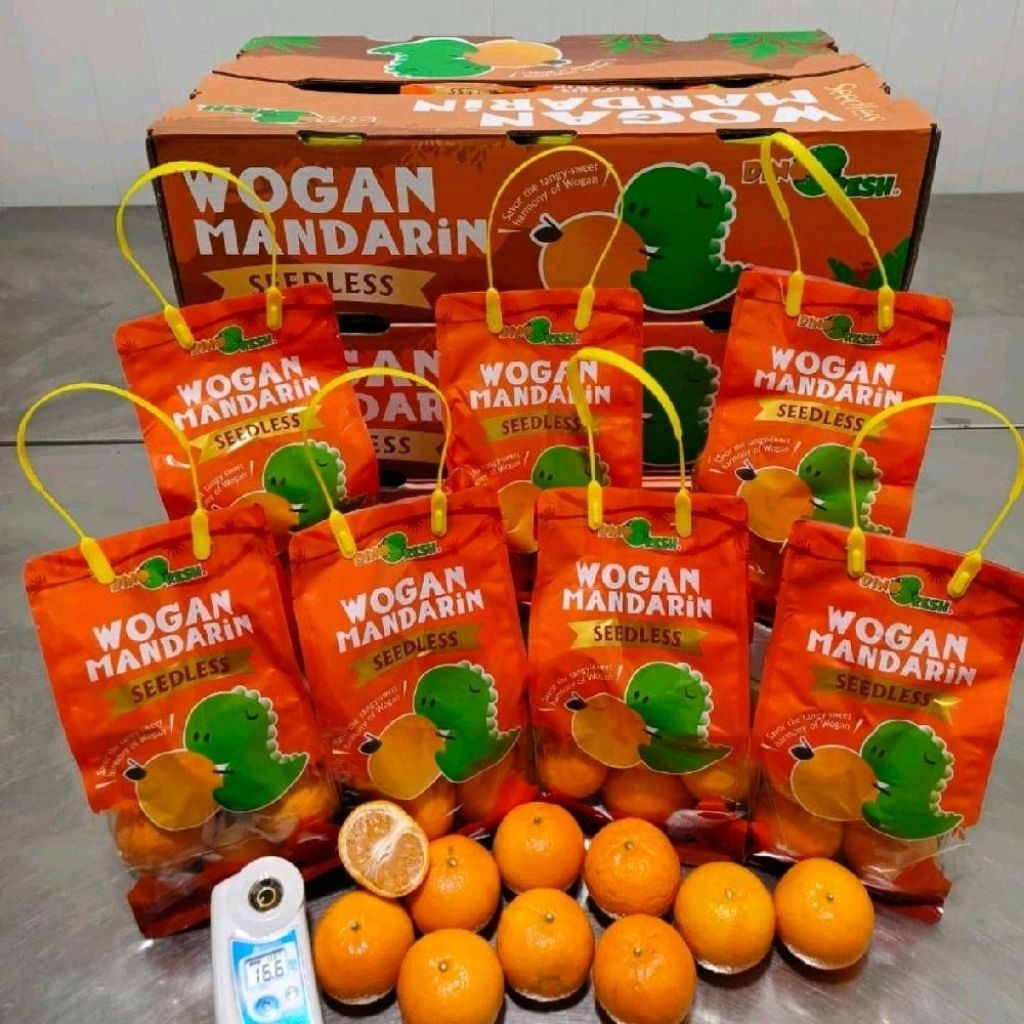 Wogan Jeruk Wogan Mandarin Super Jeruk Manis Bag 800 gram Tanpa Biji Segar