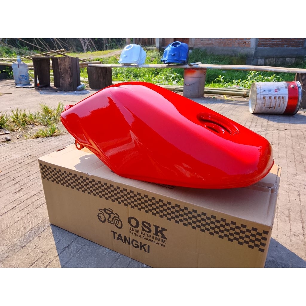 Tangki Bensin Ninja R Ninja SS IMPORT/Tangki Ninja S Ninja R warna Merah Ferarri