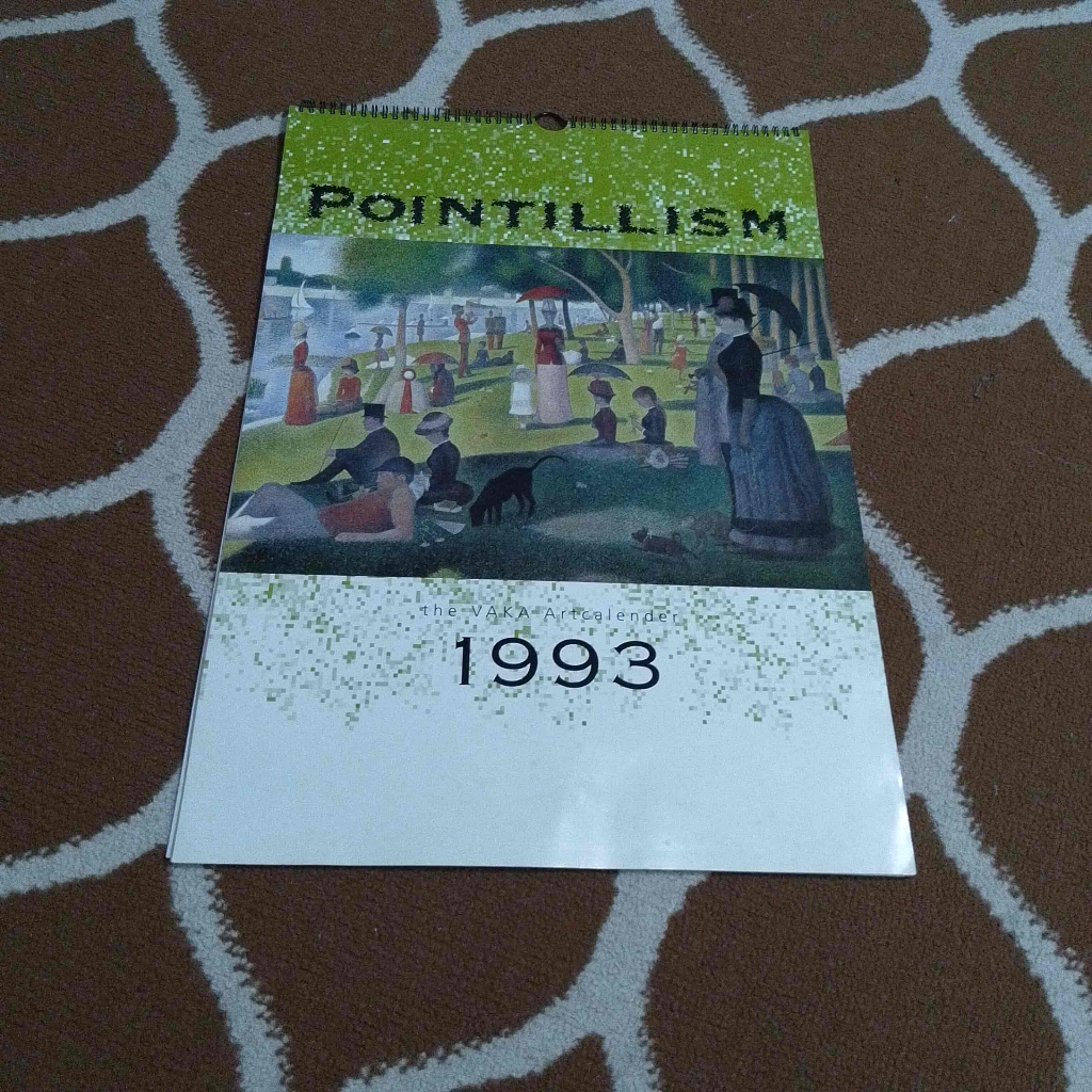 Pointillism The Vaka Artcalendar 1993 Calendar Art Import - Kalender Seni cocok untuk kenangan memor