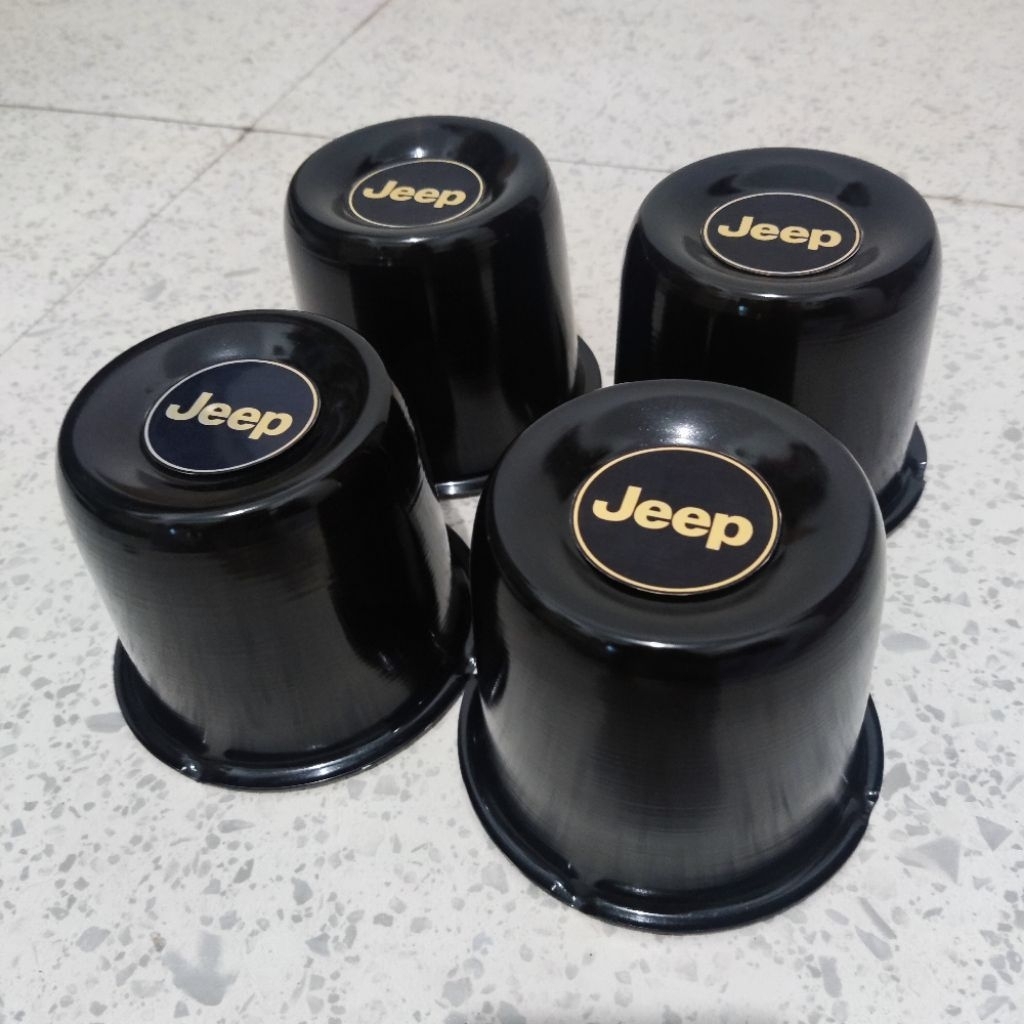TUTUP DOP VELG MOBIL JEEP TAFT DAYTONA KATANA FEROZA DIAMETER LUAR ±110MM