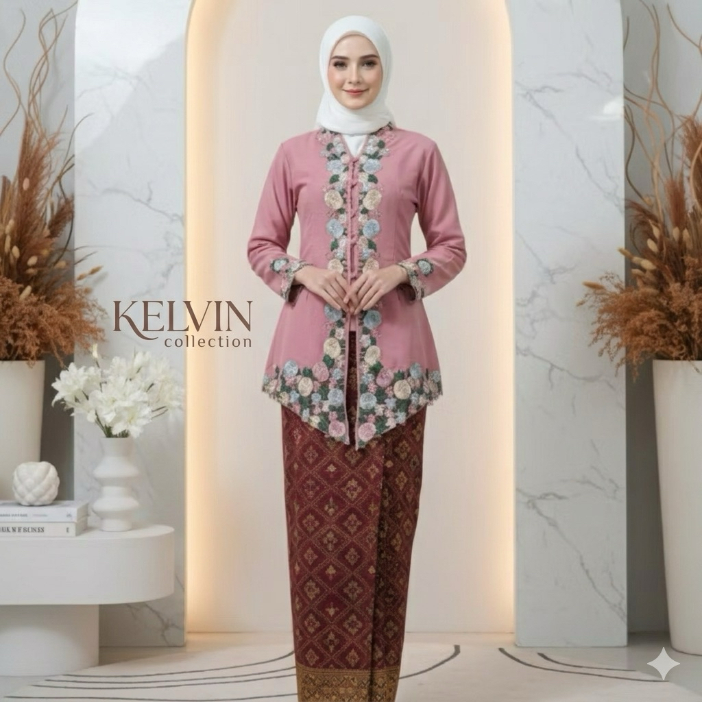 Kebaya modern motif bordir terbaru // kebaya tradisional // kebaya terbaru // motif terbaru