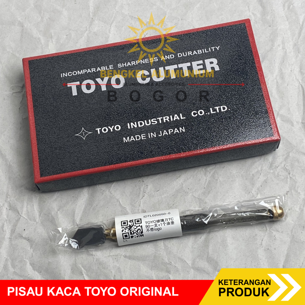 Pisau Potong Kaca TOYO ORIGINAL Belah Kaca Lebih Mudah Pisau Tajam
