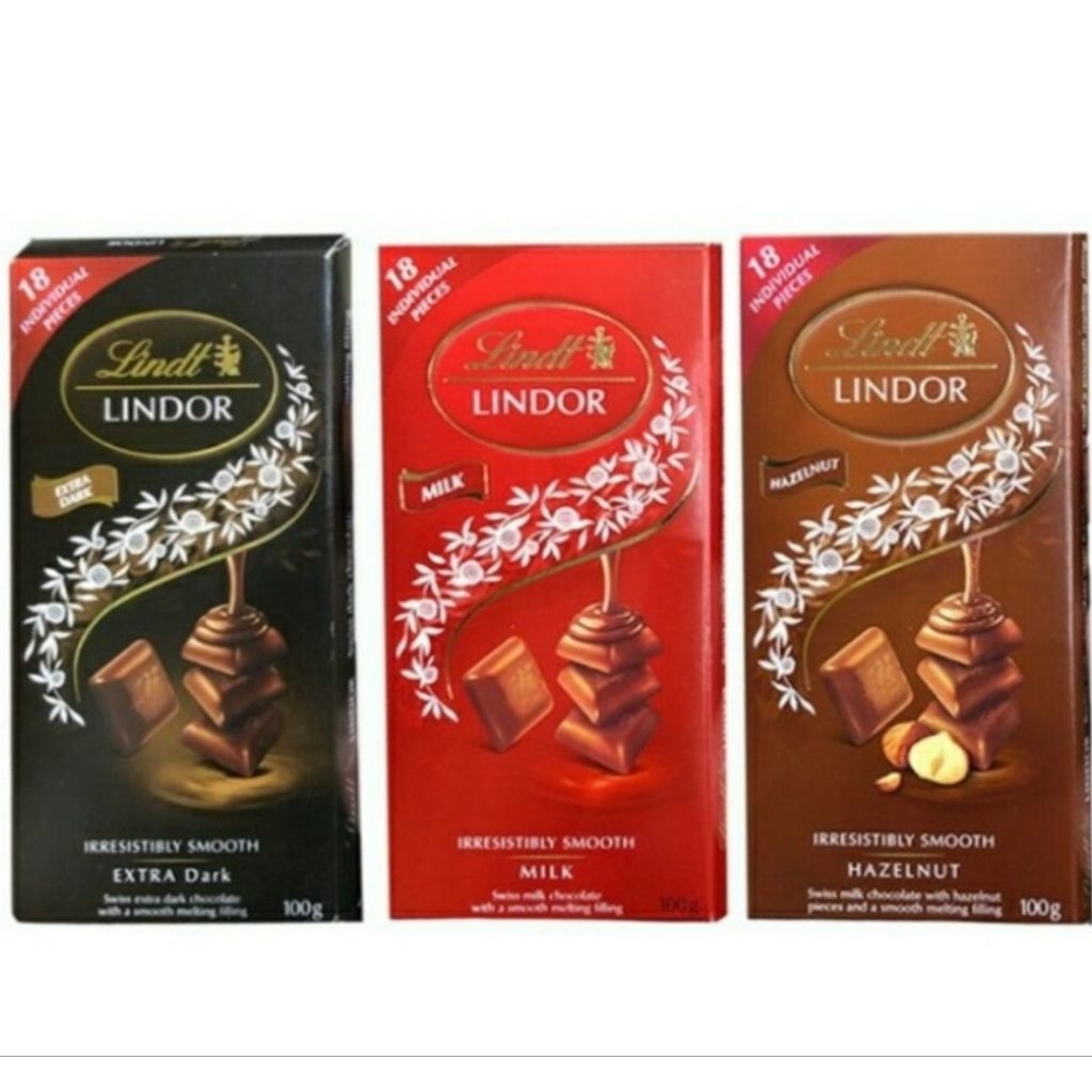 Lindt Lindor Chocolate Blocks.