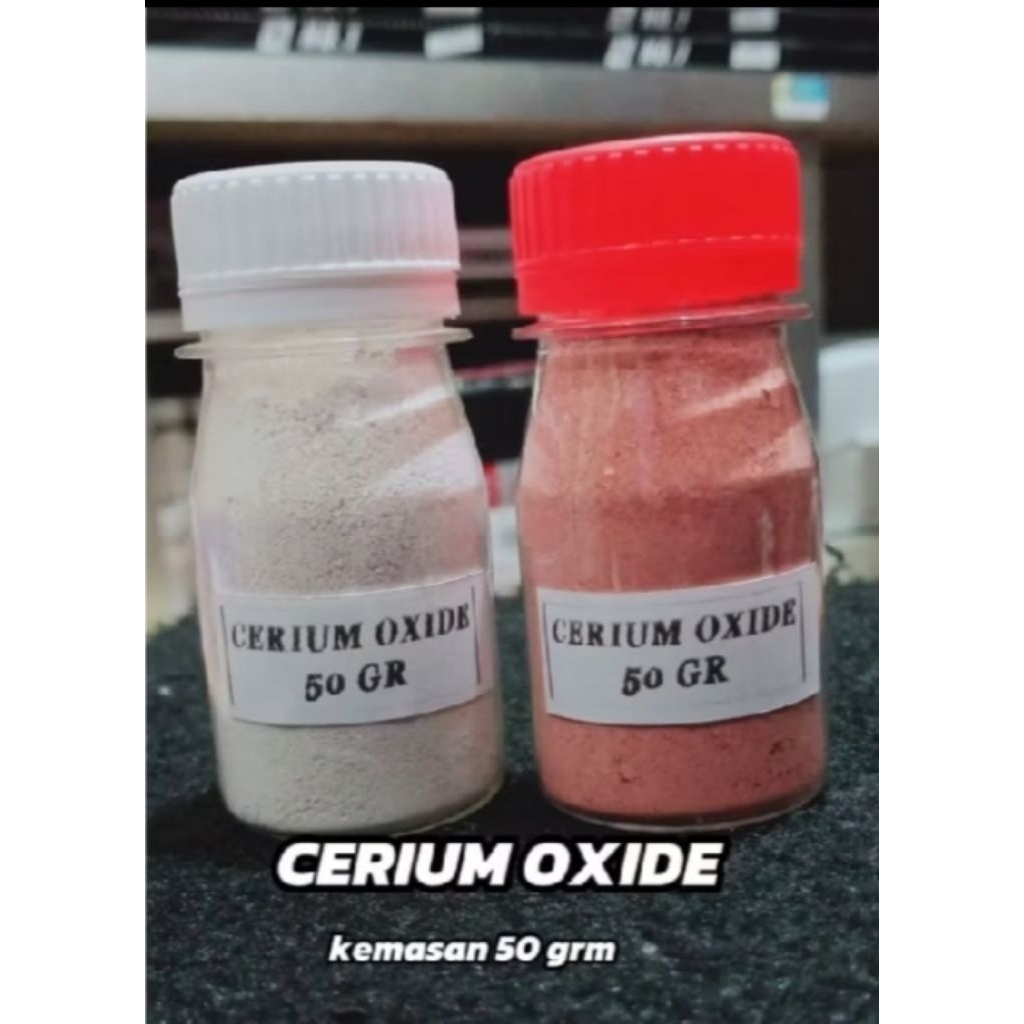 Cerium oxide 50gram/Serbuk poles penghilang baret dan jamur kaca mobil