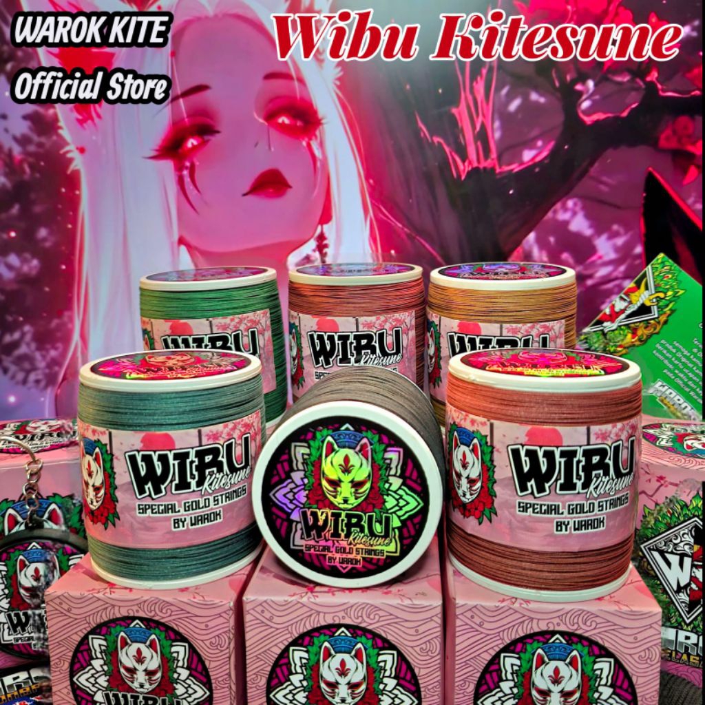 Gelasan Wibu Bahan Gold Premium Kuat dan Tajam