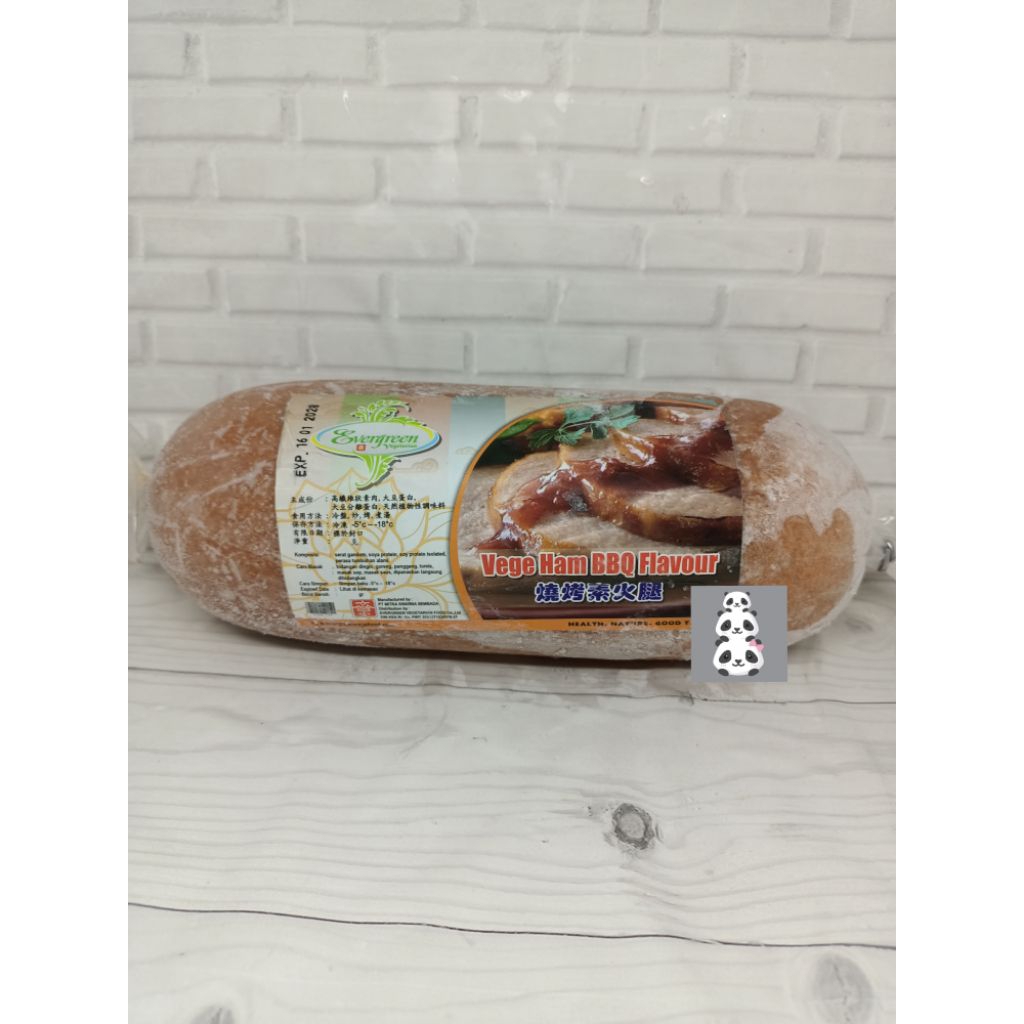 evergreen ham bbq 1kg / ham vegetarian