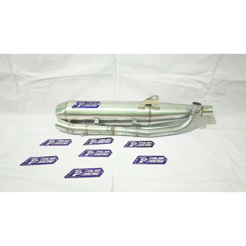 KNALPOT PALMA ORIGINAL STD SUPRA SUDAH PNP GRAND SUPRA KHARISMA REVO BLADE