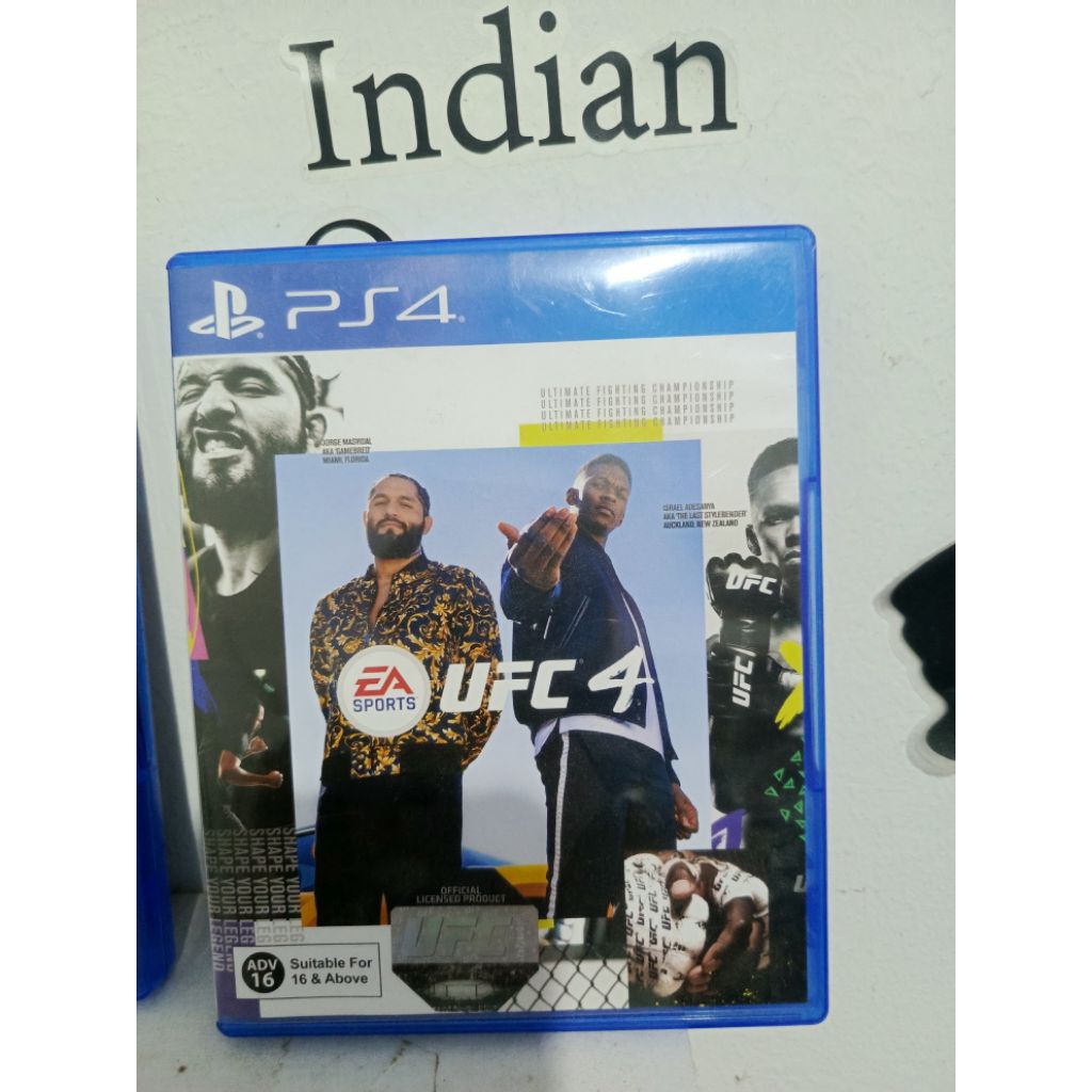 BD PS 4 UFC4 CD PS 4 Original PlayStation Second Bekas