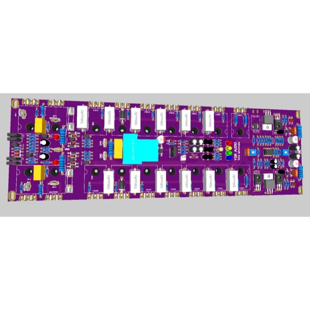PCB driver clas H RXS minimalis  pendingin sirip