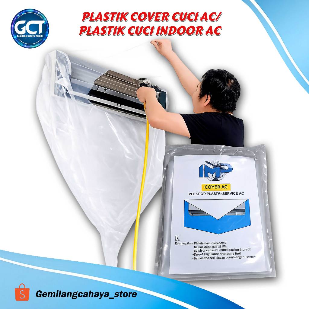 Plastik Cuci AC Merk IMP - 1/2pk 1pk / Plastik Cuci Indoor AC Tebal Kuat Tahan Lama