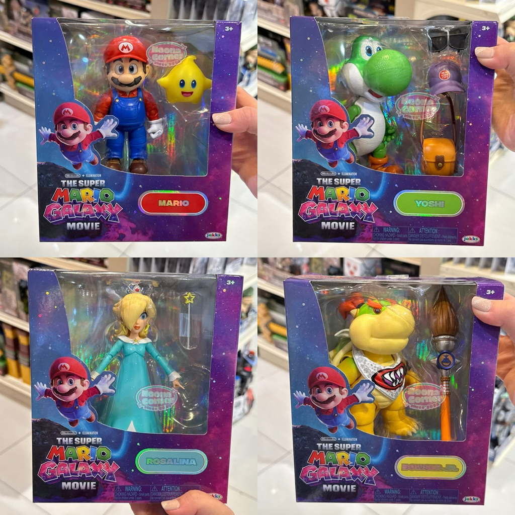 NEW Nintendo ‼️ Action Figure The Super Mario Galaxy Movie Illumination Series (Mario Bros Luma / Yo