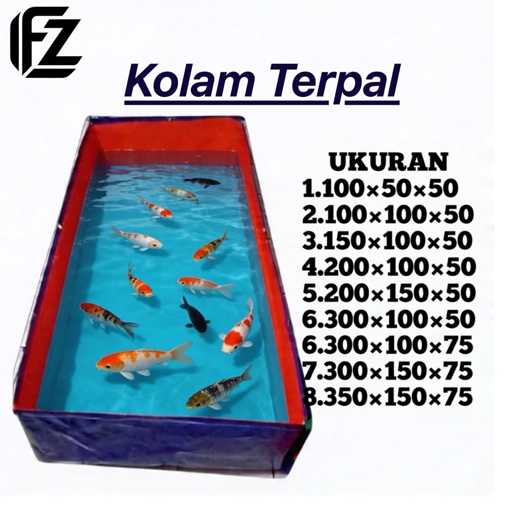 Terpal Kolam Anti Bocor Orchid Korea Gurame Nila