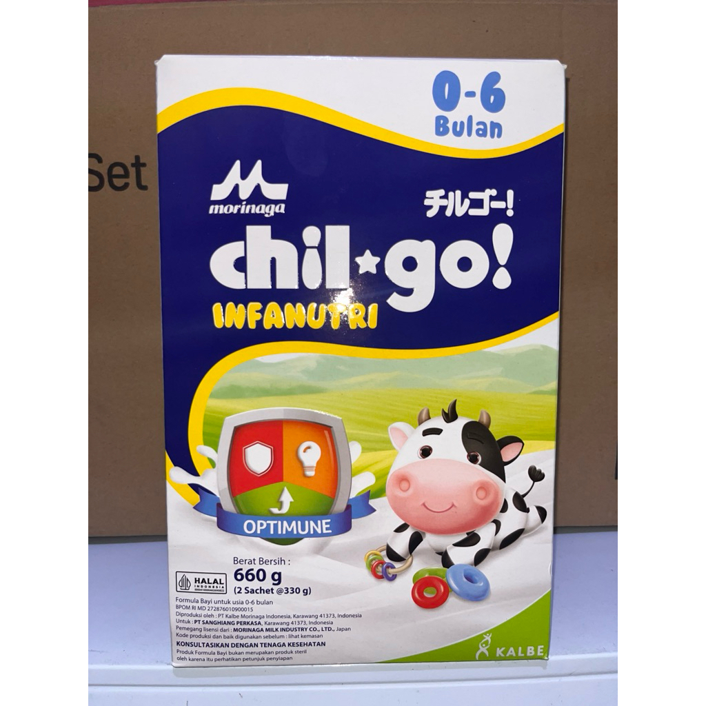 MORINAGA CHILGO INFANUTRI 0-6BULAN 660GR / SUSU BUBUK FORMULA