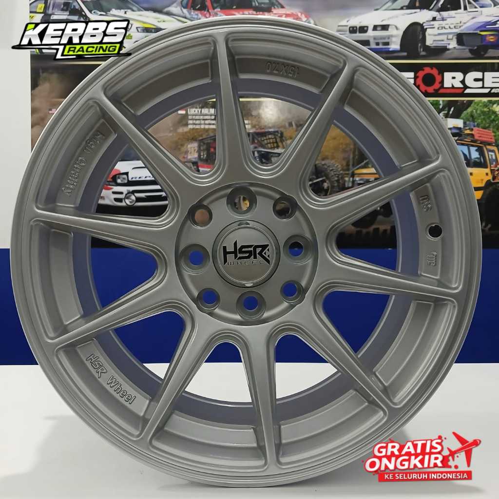 Velg mobil hsr model celong ring 15 buat vios timor estilo livina brio mobilio dll pelek celong r15