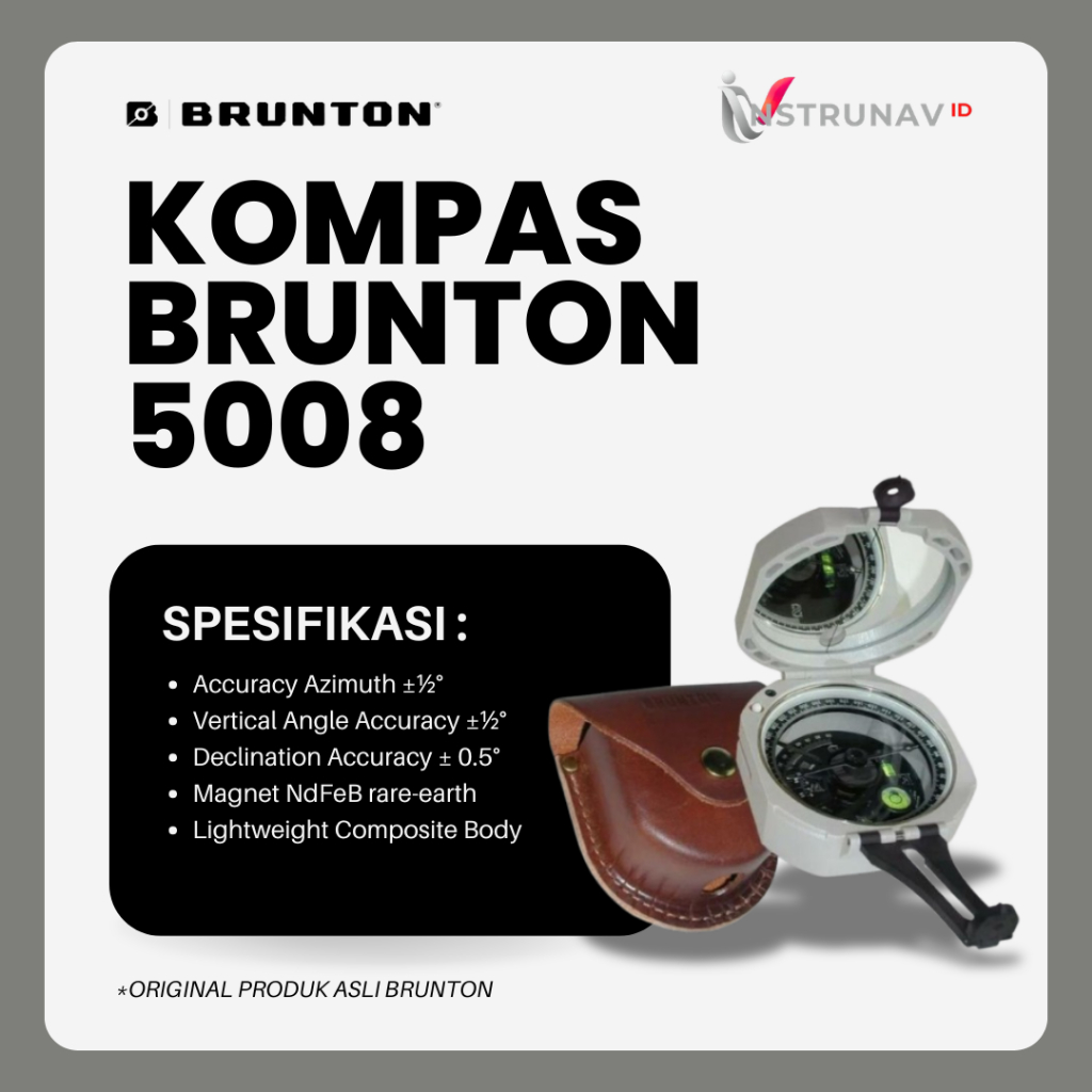 Kompas Geologi Brunton 5008 ComPro Pocket Transit - Bekas/Second