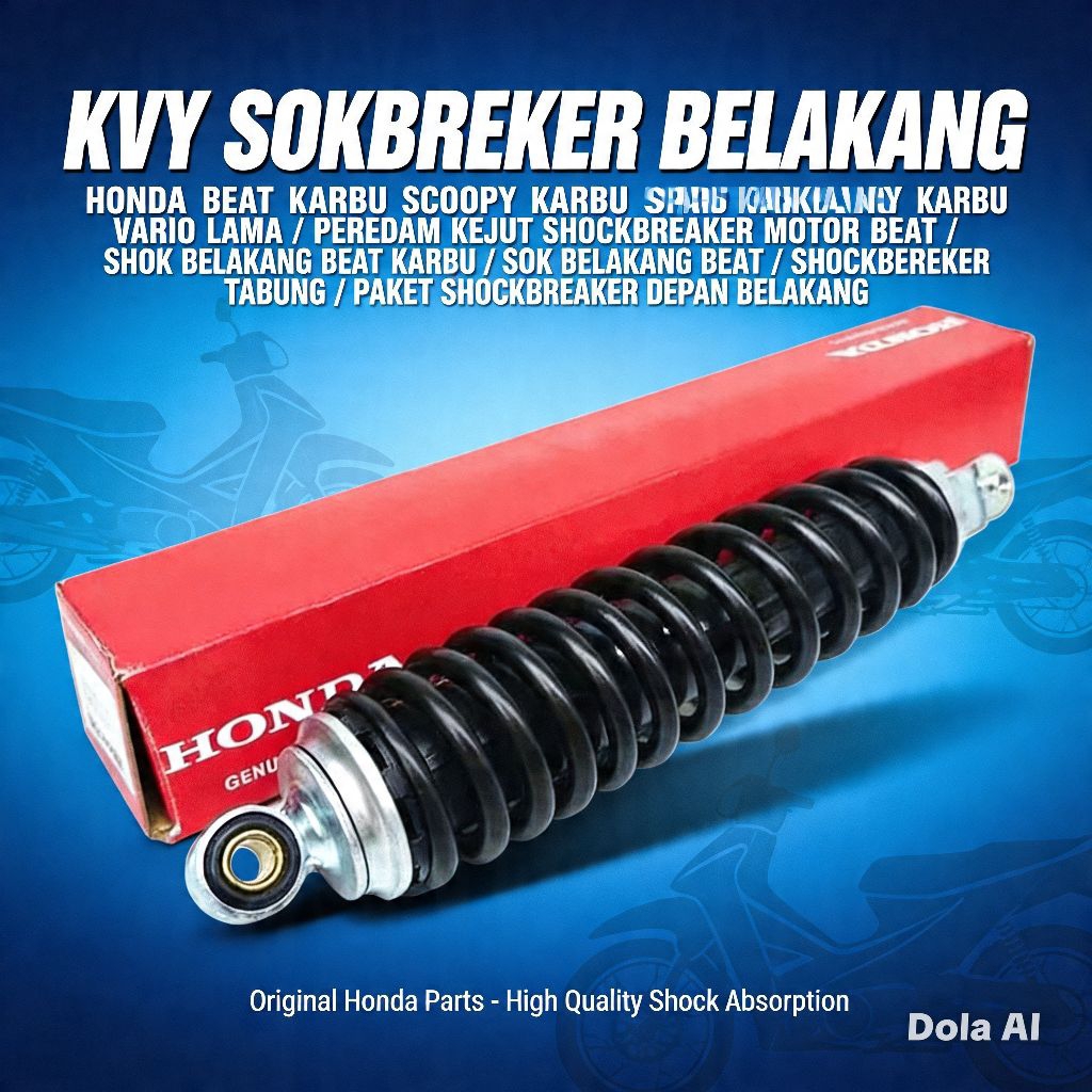 KVY SOKBREKER BELAKANG HONDA BEAT KARBU SCOOPY KARBU SPACY KARBU VARIO LAMA / PEREDAM KEJUT SHOCKBRE
