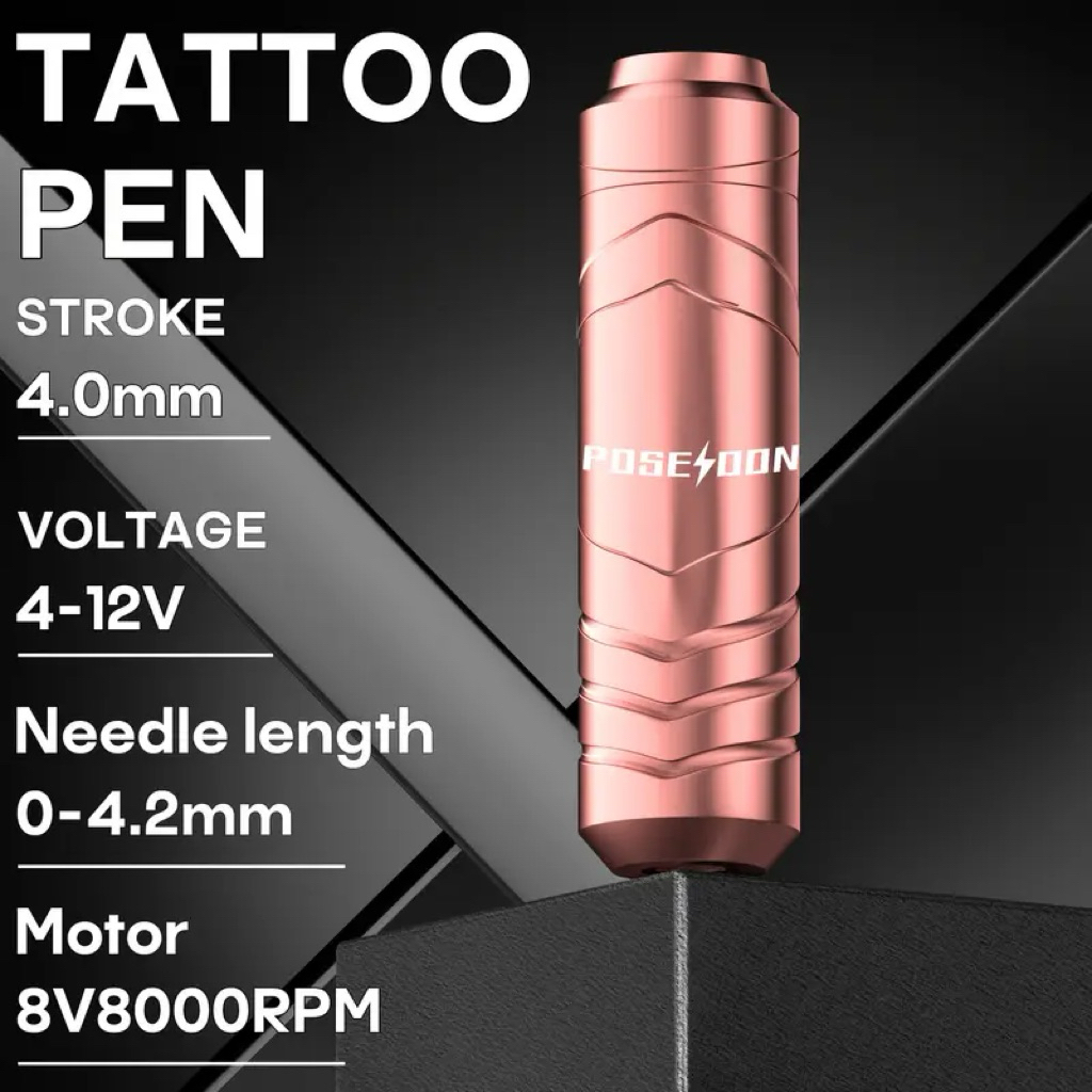 ROTARY PEN TATTOO MACHINE FLAMINGO PINK