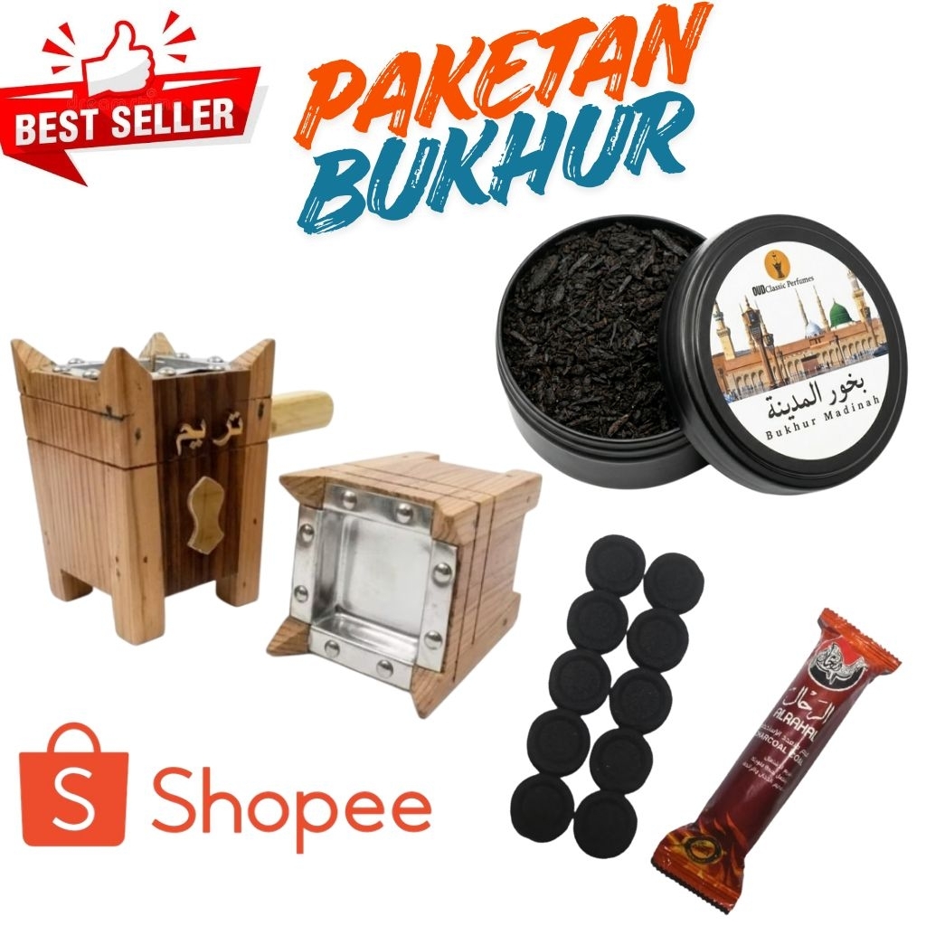 Paket Bukhur - 1 Paket Bukhur Madinah Arang Mabkharah
