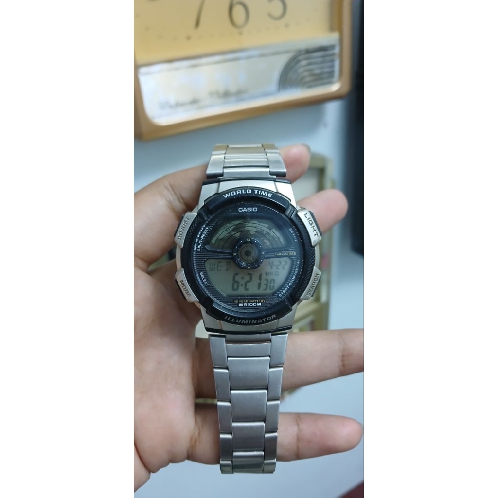 Jam tangan Casio Ae1100w krepyak