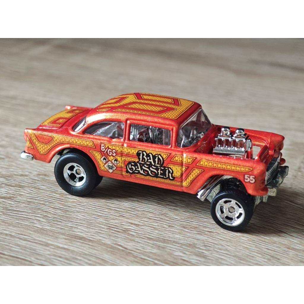 hot wheels premium chevy bell air gasser bad gasser