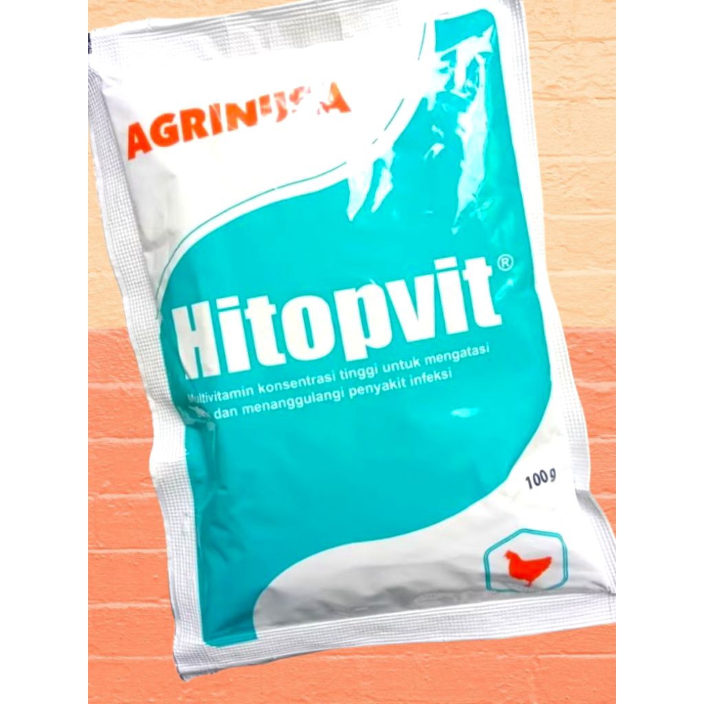 Hitopvit 100 gr Vitamin Konsentrasi Tinggi untuk Ternak Ayam Broiler