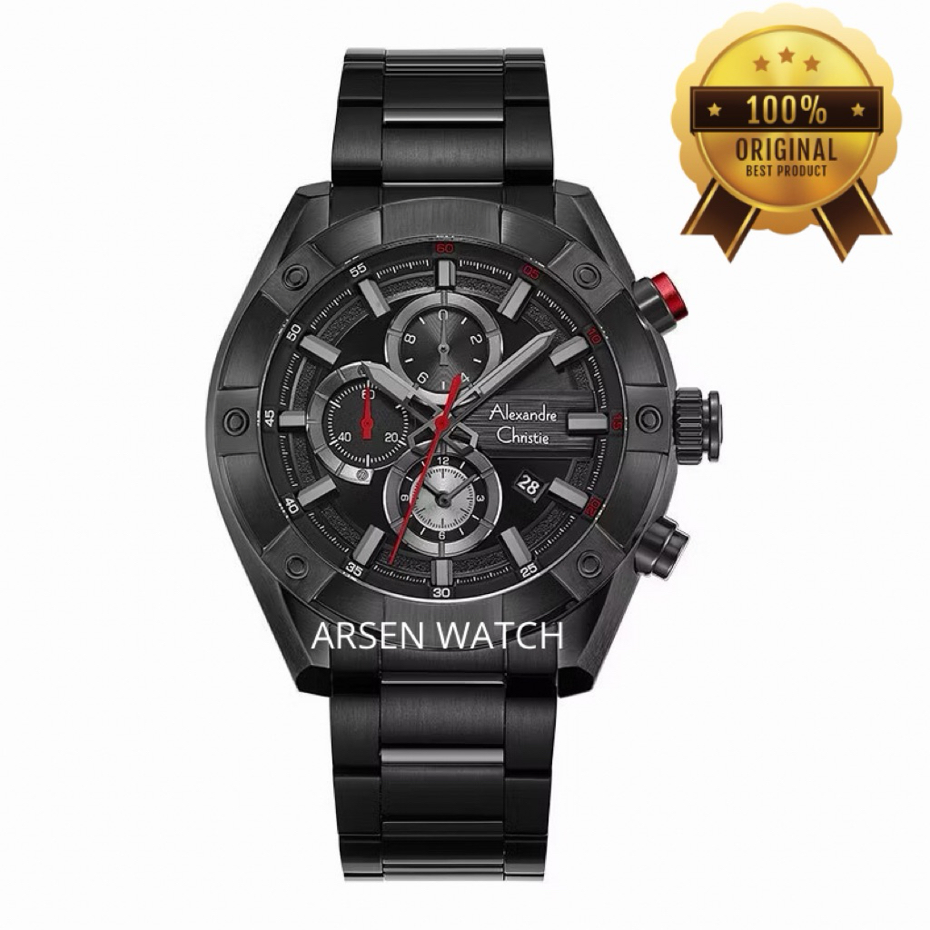 Alexandre Christie 6604MC ORIGINAL / jam ac 6604 pria original