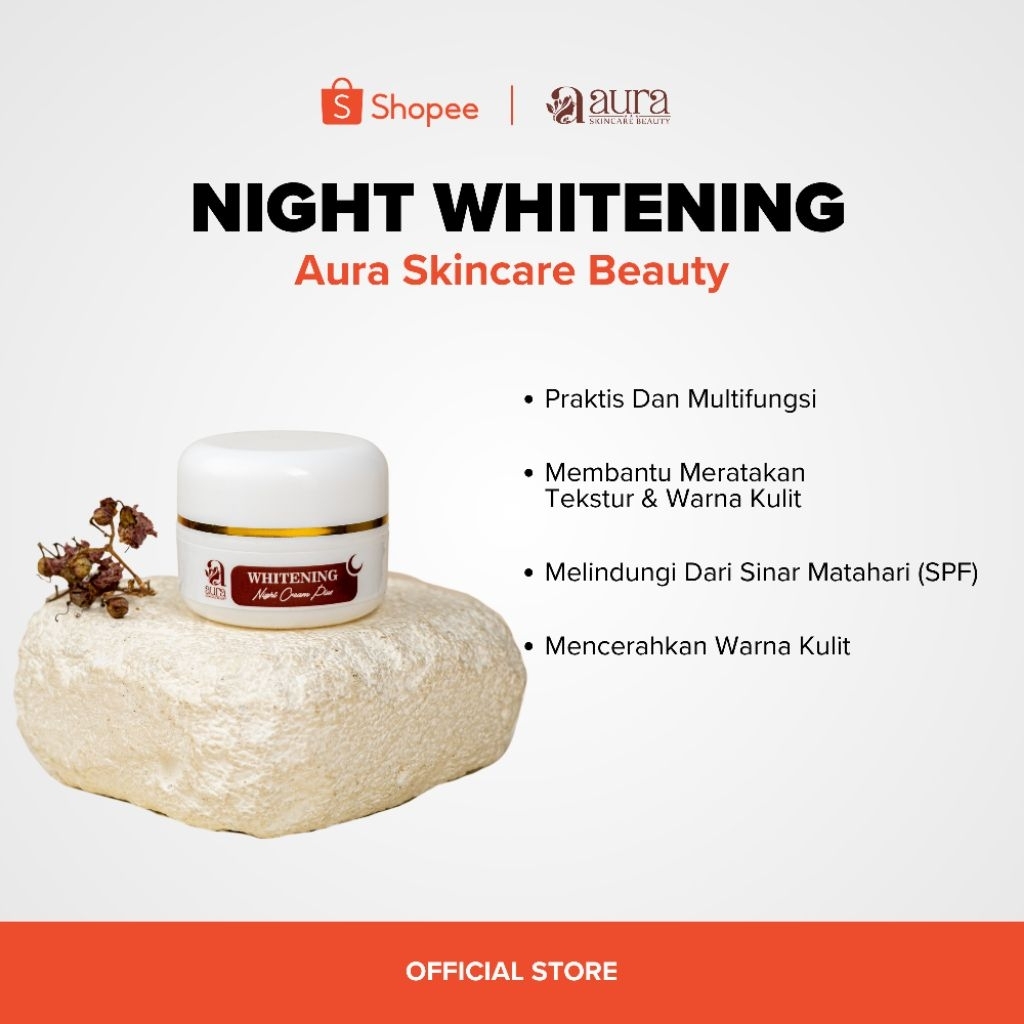 NIGHT WHITENING AURA SKINCARE BEAUTY