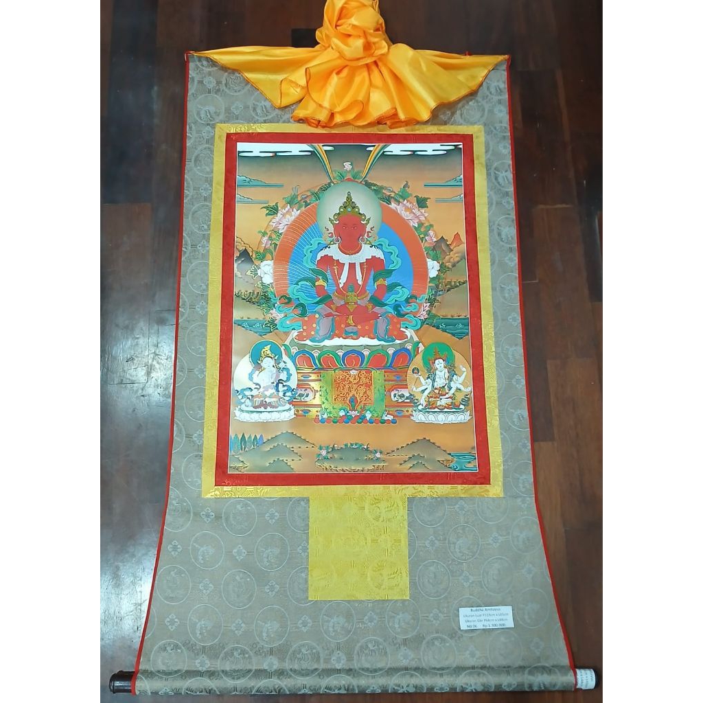 Thangka  Amitayus ( 06 ) - Lukisan Thangka - Tibetan Nepal