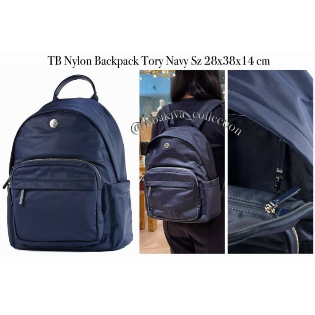TB Nylon Backpack Tory Navy