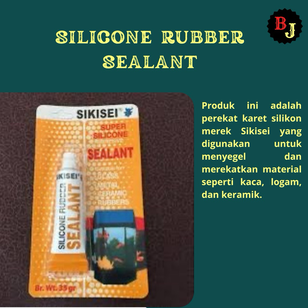 Silicone Rubber Sealant / lem kaca