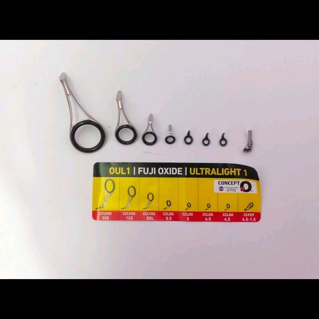 ring joran fuji set untuk joran type ul untuk 1 set joran ultralight