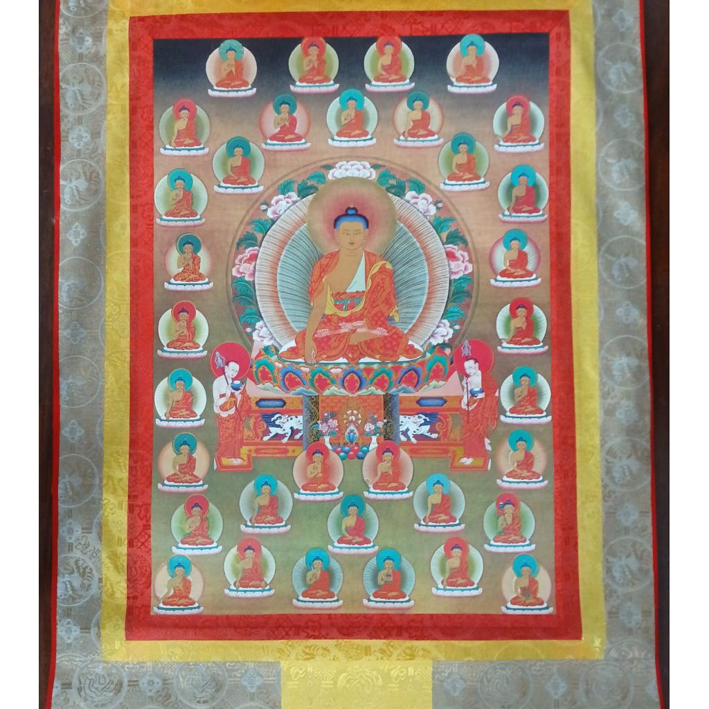 Thangka  35 Buddha ( 40 ) - Lukisan Thangka - Tibetan Nepal