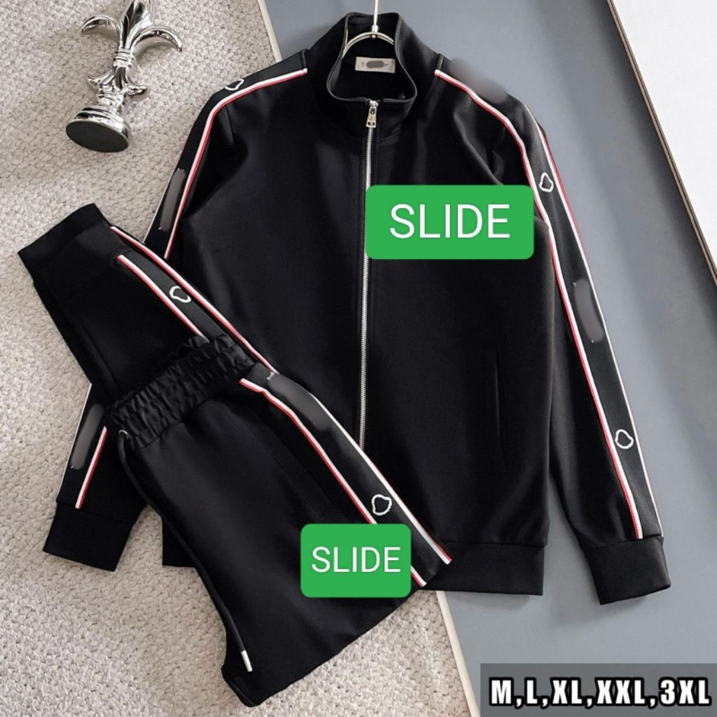 Setelan baju training pria wanita one set import MR0928