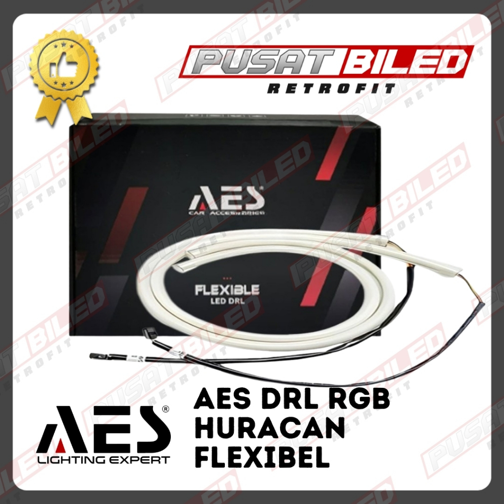 AES DRL FLEXIBLE HURACAN DAY RUNNING LIGT LAMPU BLUETOOTH