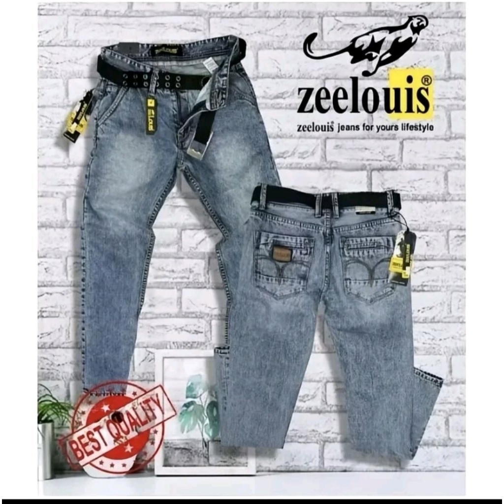 celana jeans panjang pria / celana jeans zee lois original 100%/celana jeans panjang jumbo/ celana j