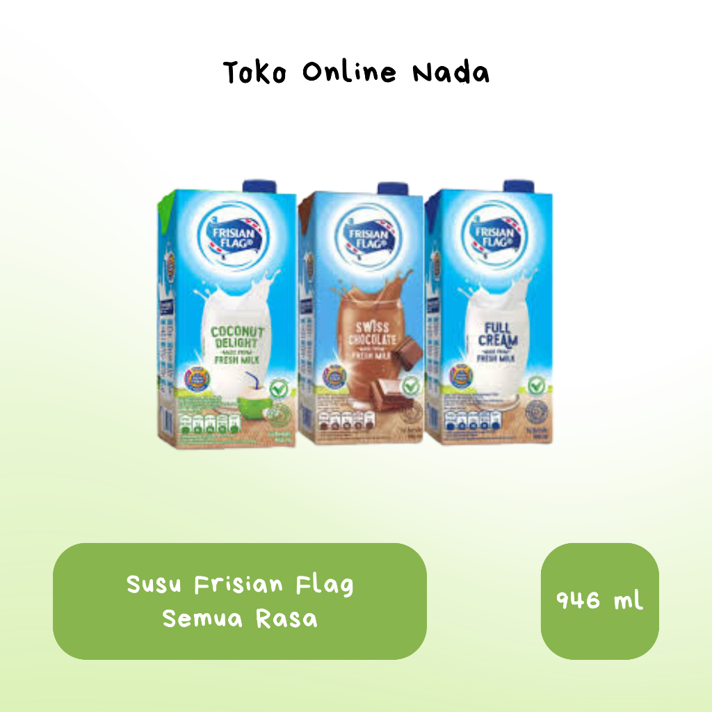 Susu Frisian Flag UHT 946 ml 1 Liter