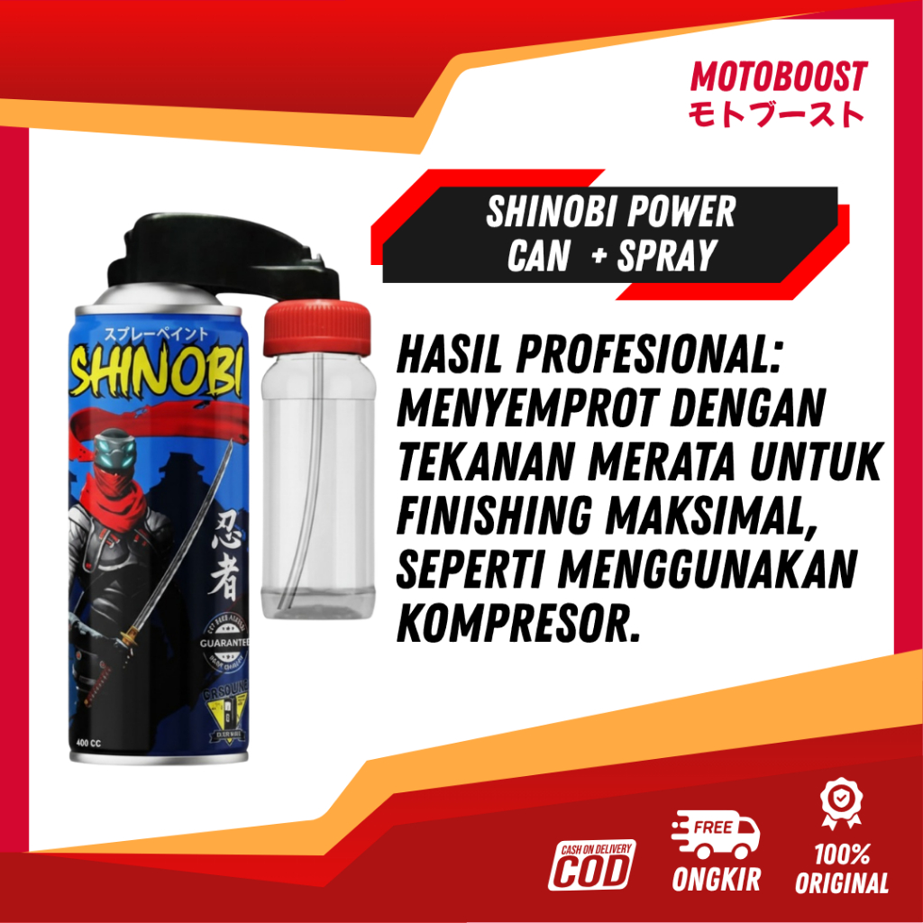 SHINOBI Kompressor Portable Angin Mini Untuk Cat Power Can  / Kompresor Cat Semprot Mobil Motor