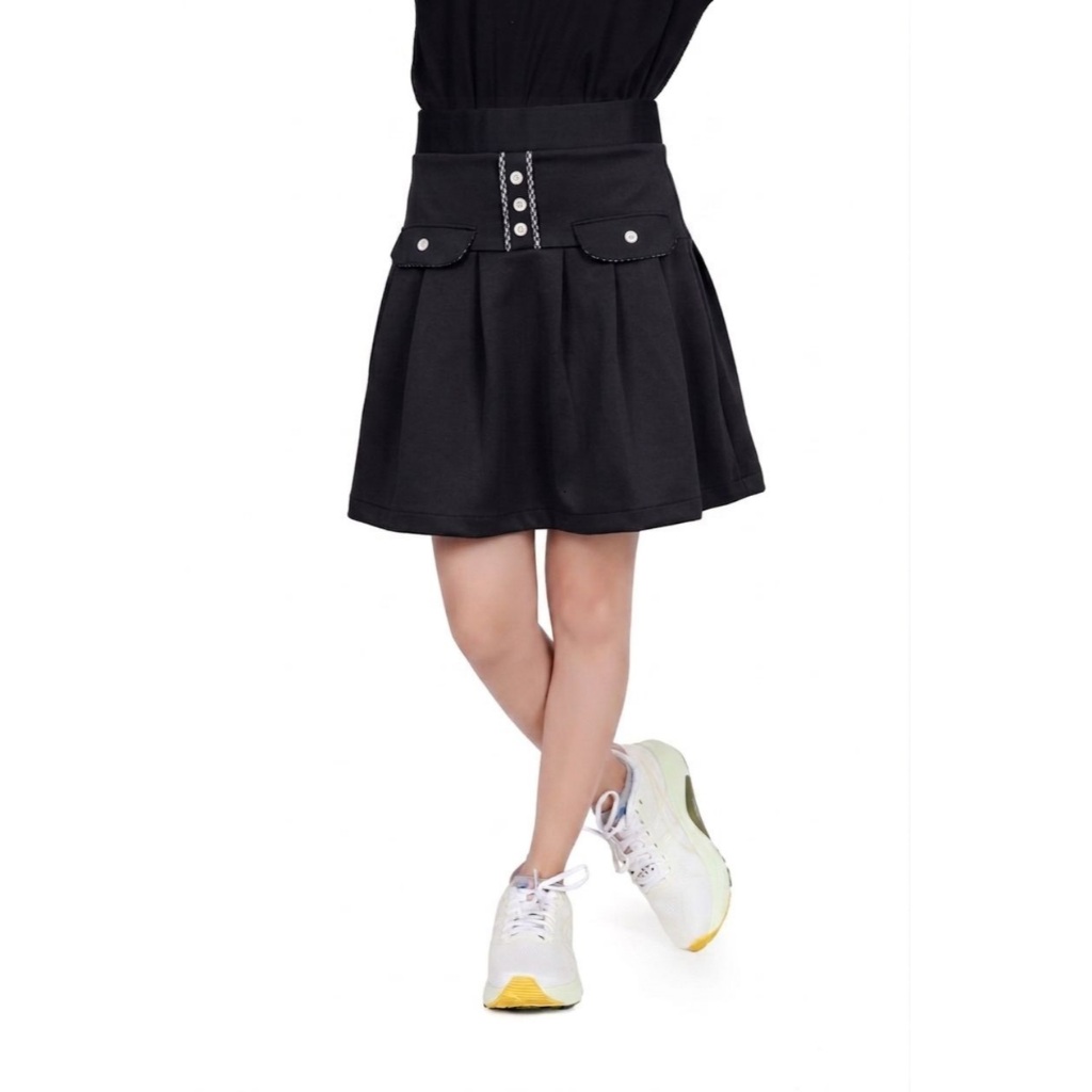 Mini Skirt Cewe Casual Rok Mini Sporty Rok Pendek Simple