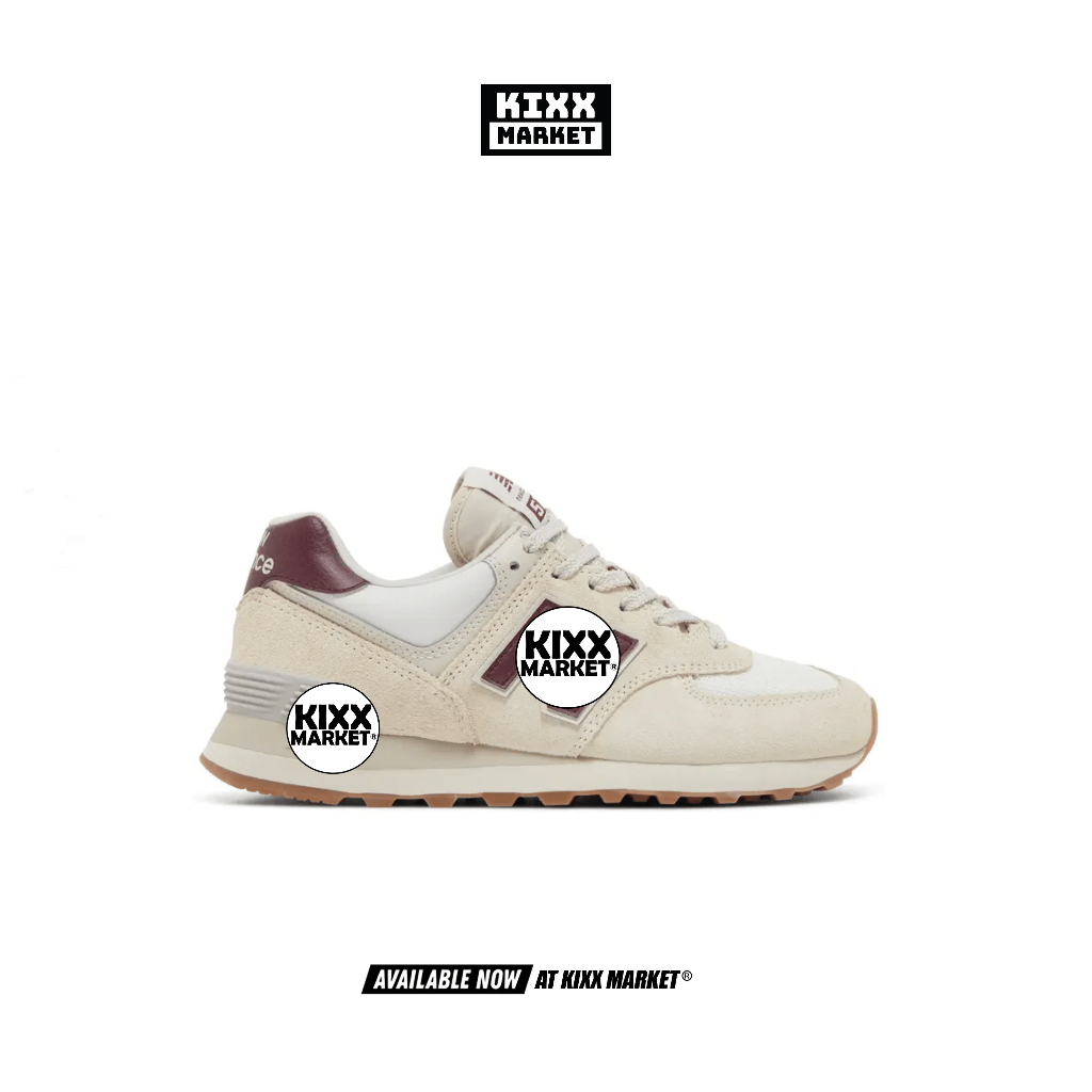 Sepatu Sneakers 574 'Moonbeam Burgundy' - KIXXMARKET