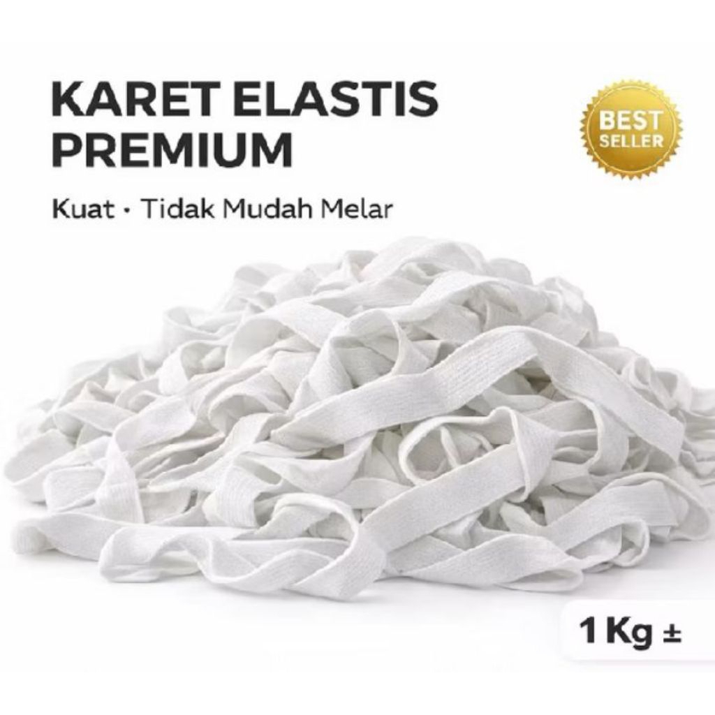 karet elastis kiloan ukuran 4cm berat 1 kilo harga murah