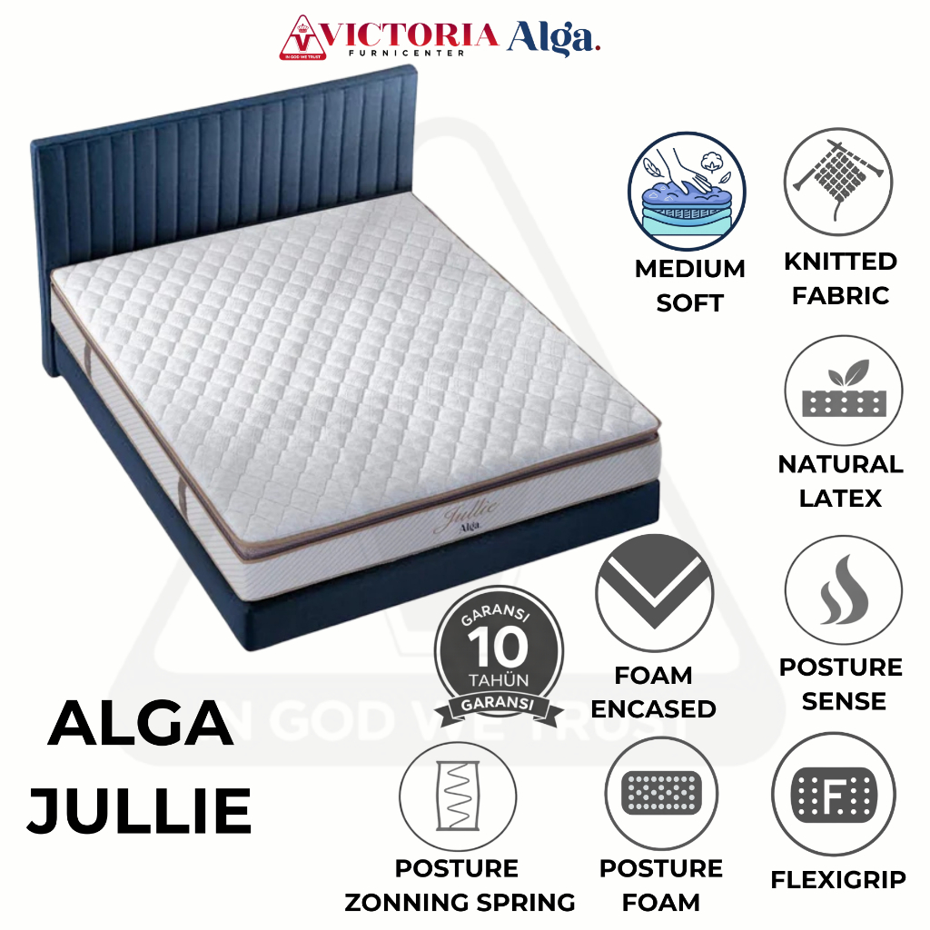 Alga Jullie 200 x 200 200x200 Kasur Saja Mattres Only