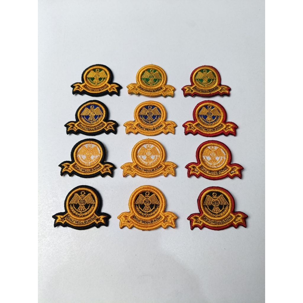 PIN BORDIR DISHUB LOGO PERHUBUNGAN, PIN PERHUBUNGAN (BORDIR TIMBUL MOTIF ELEGAN PREMIUM)