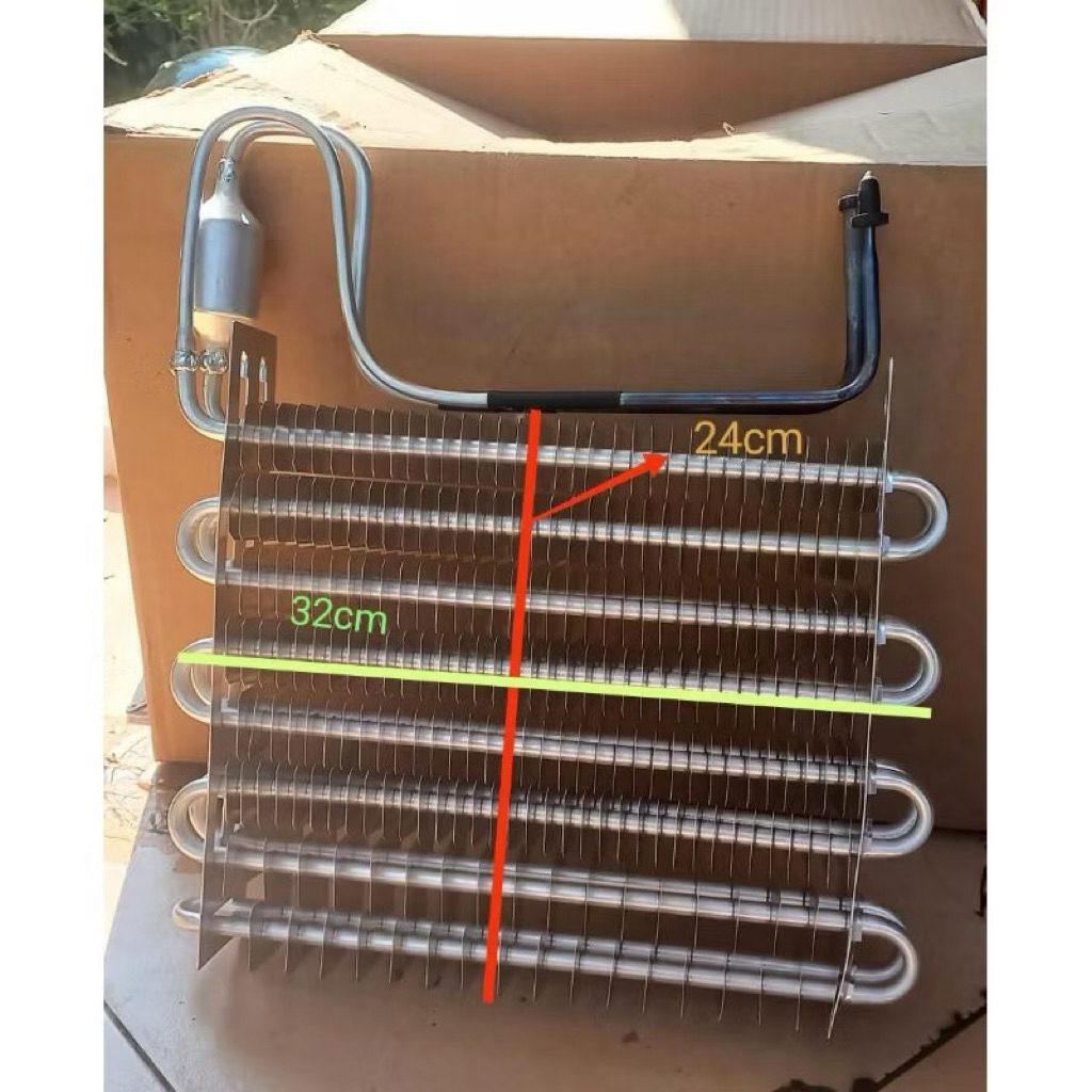 Evaporator kulkas polytron 2 pintu bekas copotan ori