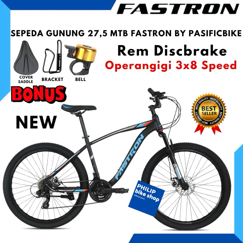 Sepeda Gunung MTB 26 27.5 Fastron Foster by Pacific Sporty Rem Discbrake Operangigi New