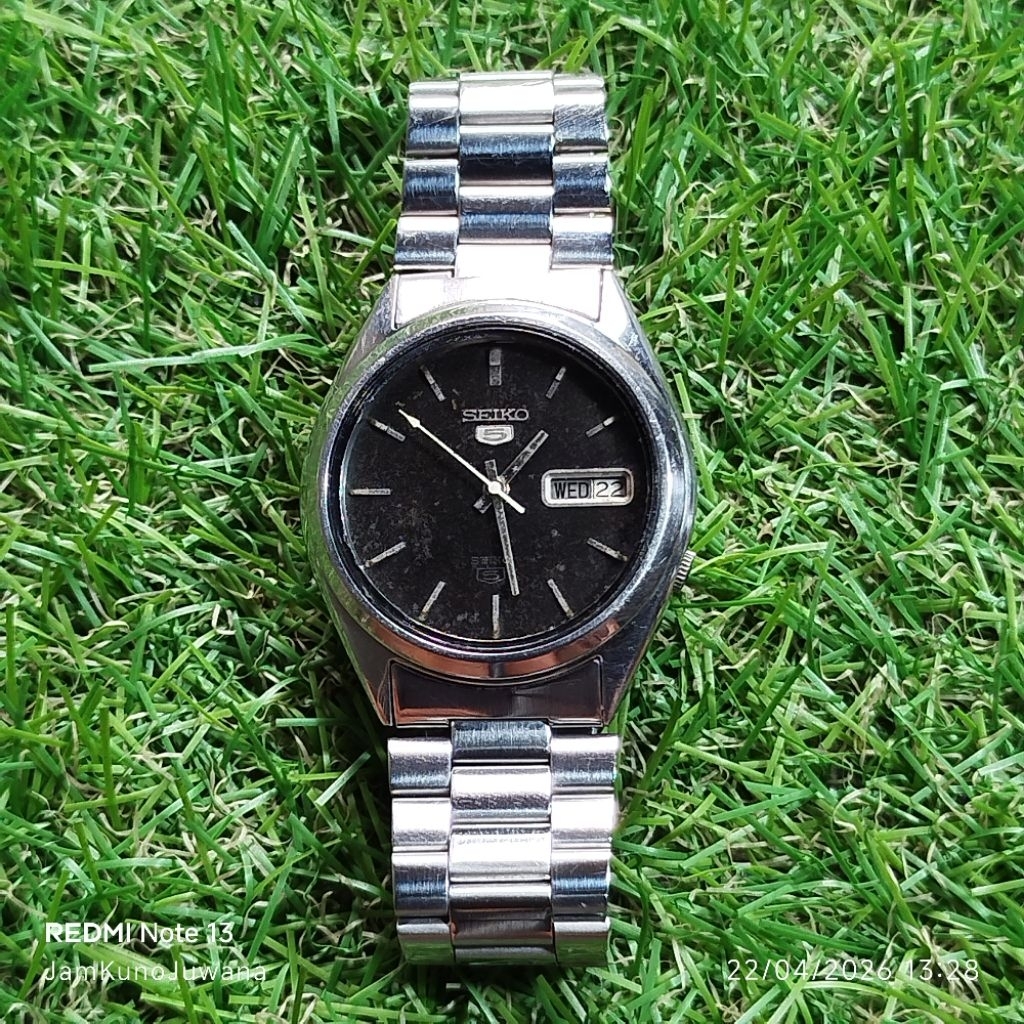 jam tangan pria seiko 5 automatic 7009-3040 F