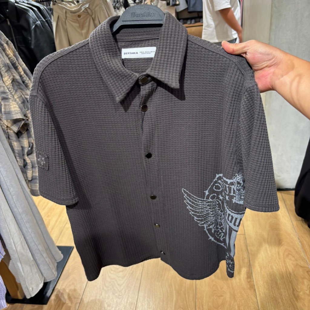 JASTIP. Kemeja Waffle Bershka (MAN)