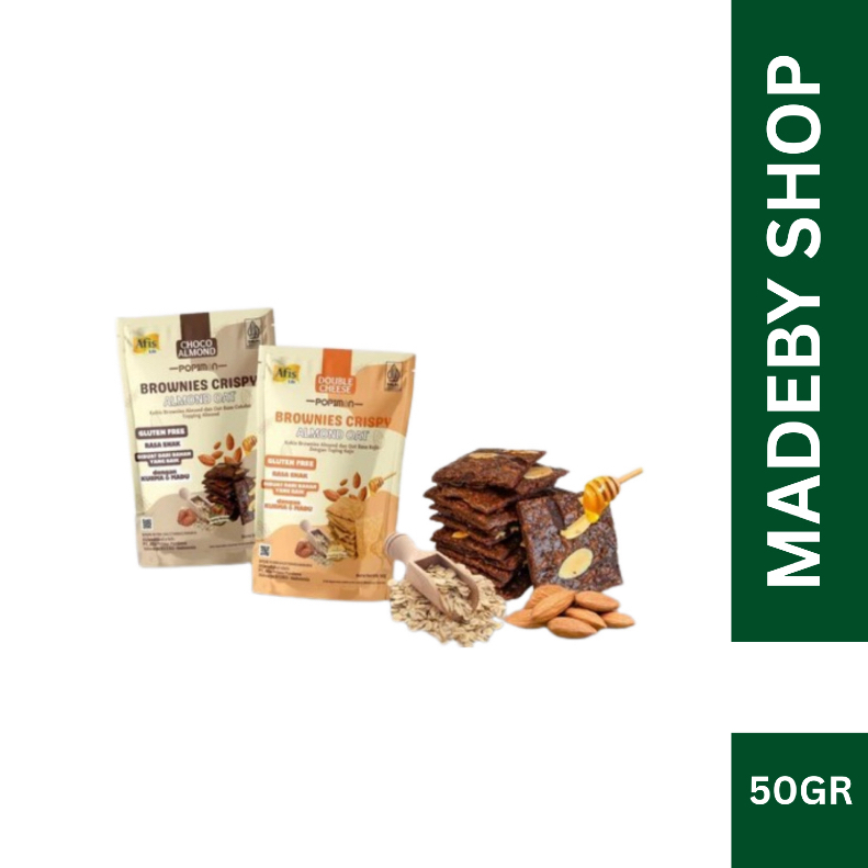 Brownies Crispy Almond Oat 50 Gram